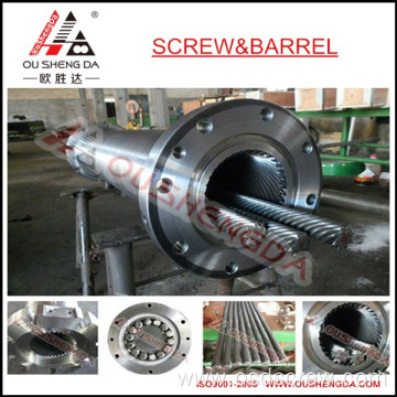 High output planetary screw barrel for PVC sheet extrusion